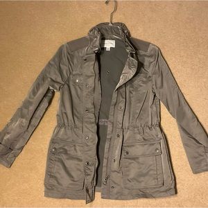 Banana Republic Olive Green Light Spring Anorak Jacket